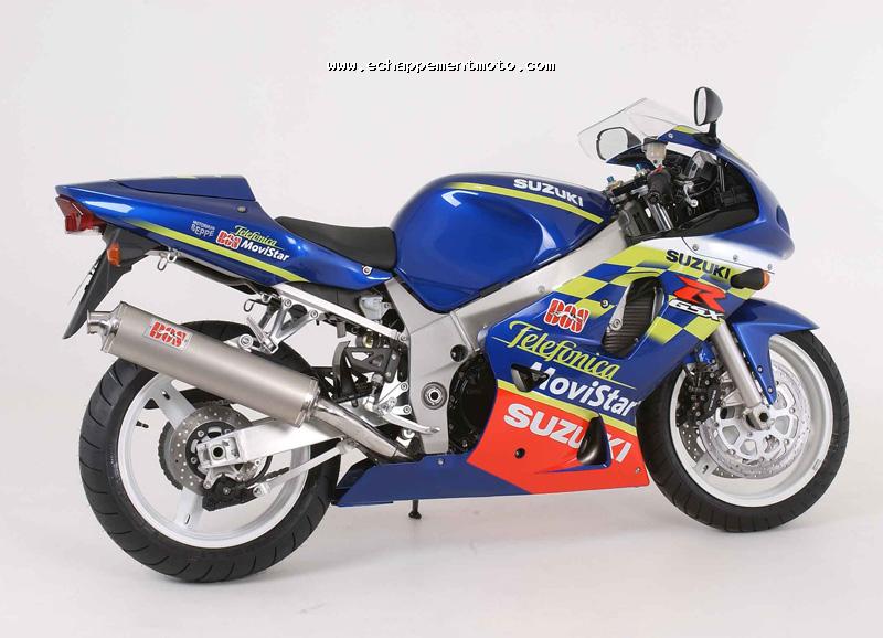 echappement moto SUZUKI GSX-R 750 2001 BOS